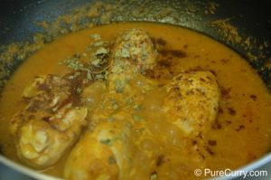 Chicken Curry - add spices