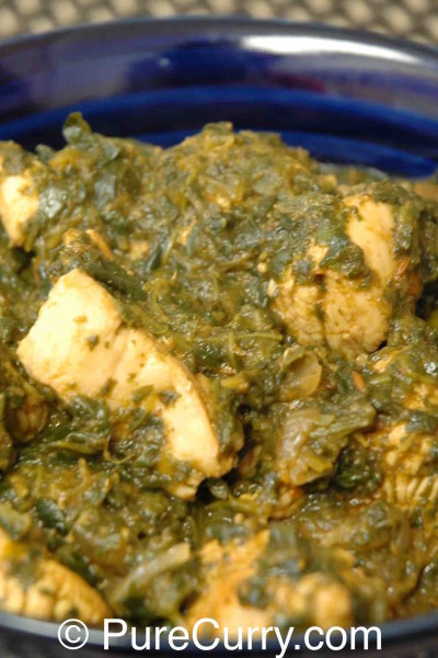 Chicken Spinach (Saag)