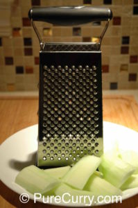 Cucumbers and Grater