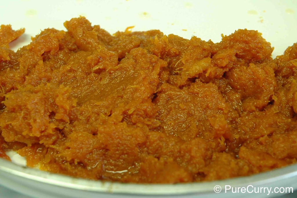 Pumpkin Halwa after about 60 minutes.