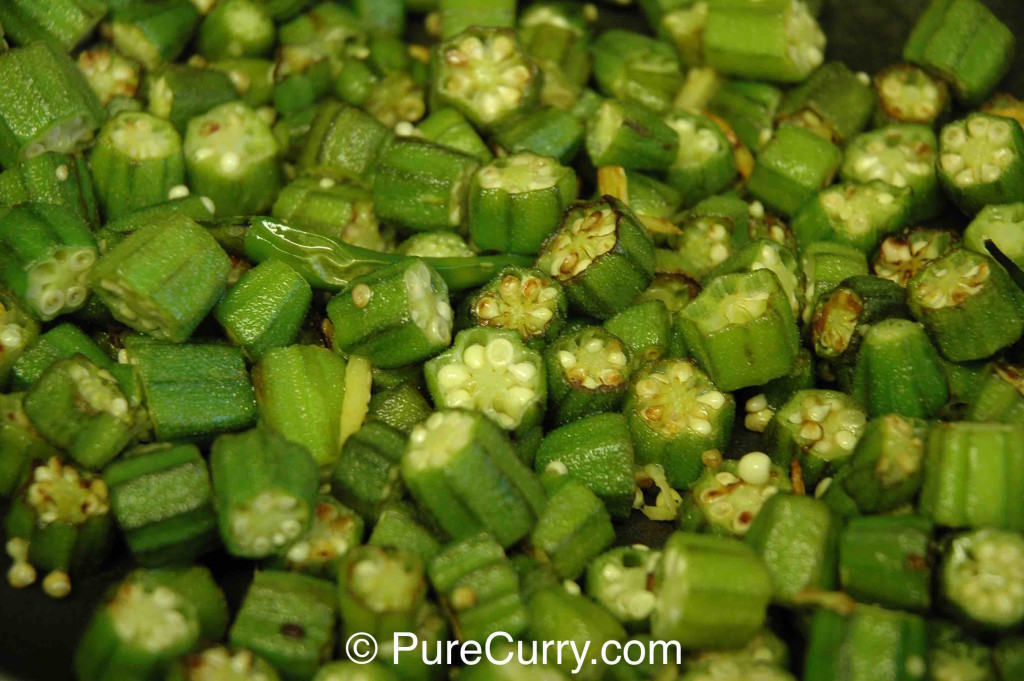 Okra Cooking