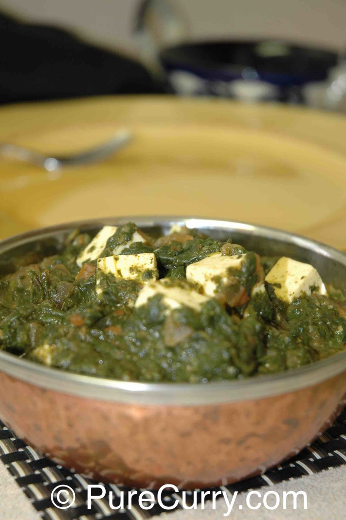 Spinach-Saag Paneer