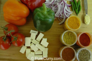 Paneer Jalfrezi Ingredients