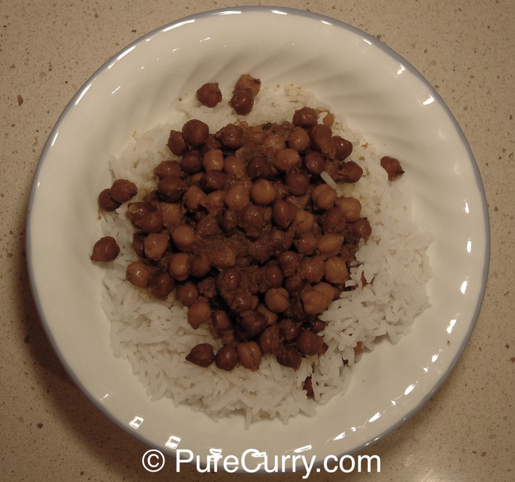 Black Chickpeas Curry