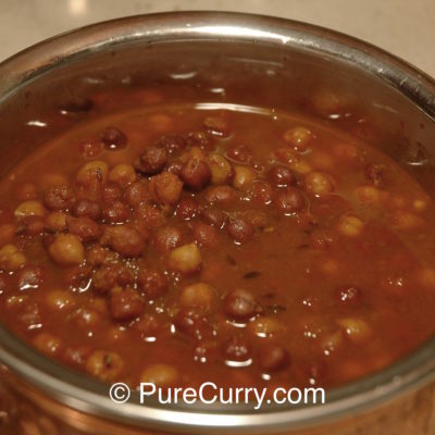 Black Chickpeas Curry