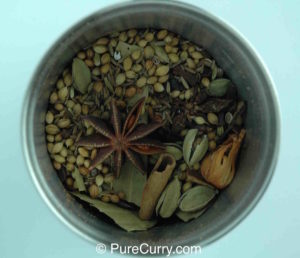 Garam Masala Cloves Cardamoms Fennel Bay Leaves Star Anise Cinnamon Coriander Seeds Cumin Seeds