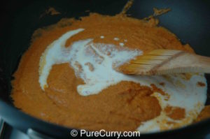 Shahi Paneer - Cream added