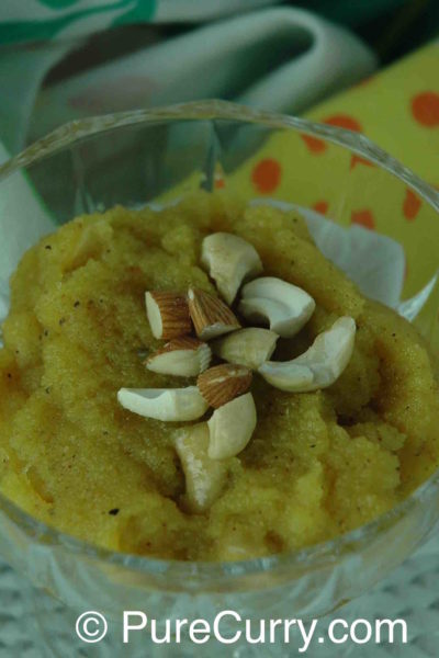 Sooji or Semolina Halwa