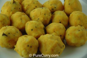 Batata Vada, potato dumplings