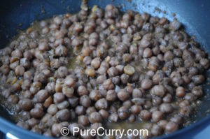 Amritsari Chole, chana, chickpeas