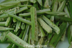 Okra Slices