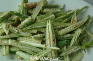 Seasoned Okra Slices