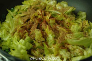 Curried Cabbage