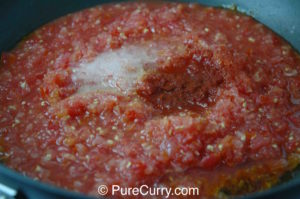 Crushed Tomatoes, Salt, Red Chili Powder