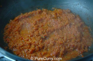 Tomato Masala Cooking