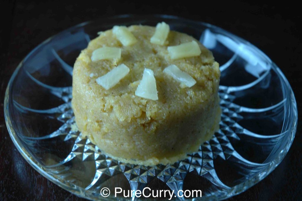 Pineapple Sooji Halwa Sheera